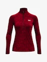 Felpa da donna Under Armour  Tech 1/2 Zip - Twist-RED