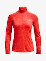 Felpa da donna Under Armour  Tech 1/2 Zip - Twist-RED