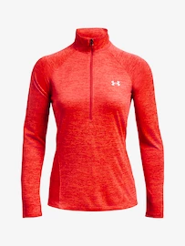 Felpa da donna Under Armour Tech 1/2 Zip - Twist-RED