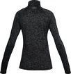 Felpa da donna Under Armour  Tech Half Zip Twist black