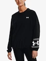 Felpa da donna Under Armour  Woven Storm Graphic Crew-BLK