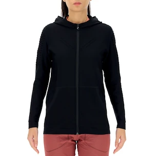 Felpa da donna UYN  Run Fit OW Hooded Full Zip Blackboard