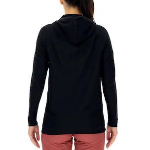 Felpa da donna UYN  Run Fit OW Hooded Full Zip Blackboard