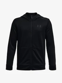 Felpa da ragazzo Under Armour Fleece FZ-BLK