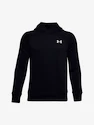 Felpa da ragazzo Under Armour  RIVAL COTTON HOODIE black