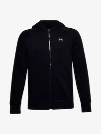 Felpa da ragazzo Under Armour RIVAL FLEECE FZ HOODIE-BLK