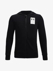 Felpa da ragazzo Under Armour Rival Terry FZ Hoodie-BLK