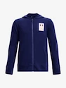 Felpa da ragazzo Under Armour  Rival Terry FZ Hoodie-BLU