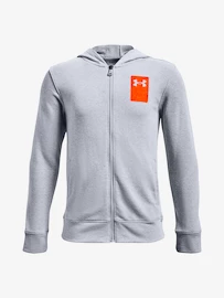 Felpa da ragazzo Under Armour Rival Terry FZ Hoodie-GRY