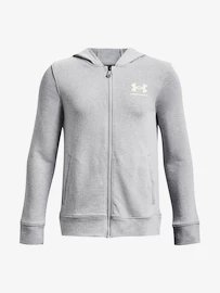 Felpa da ragazzo Under Armour Rival Terry FZ Hoodie-GRY