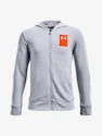 Felpa da ragazzo Under Armour  Rival Terry FZ Hoodie-GRY XL