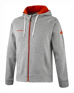 Felpa da uomo Babolat  Exercise Hood Jacket Men High Rise Hthr M