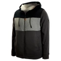 Felpa da uomo Bauer   FLC SHERPA FULL ZIP HOODIE L, Nero