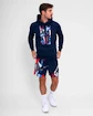 Felpa da uomo BIDI BADU  New York 2024 Logo Chill Hoody Dark Blue/Red