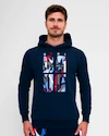 Felpa da uomo BIDI BADU  New York 2024 Logo Chill Hoody Dark Blue/Red