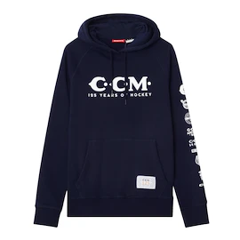 Felpa da uomo CCM 125 Anniversary Hoodie Navy