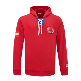 Felpa da uomo CCM FLAG HOODIE TEAM AUSTRIA Red