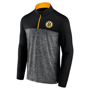 Felpa da uomo Fanatics Iconic Defender 1/4 Zip Mens Iconic Defender 1/4 Zip Boston Bruins L