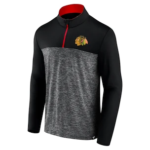 Felpa da uomo Fanatics Iconic Defender 1/4 Zip Mens Iconic Defender 1/4 Zip Chicago Blackhawks L