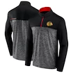 Felpa da uomo Fanatics Iconic Defender 1/4 Zip Mens Iconic Defender 1/4 Zip Chicago Blackhawks L