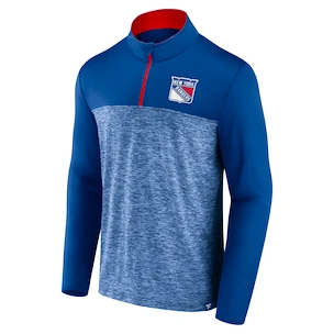 Felpa da uomo Fanatics Iconic Defender 1/4 Zip Mens Iconic Defender 1/4 Zip New York Rangers L