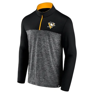 Felpa da uomo Fanatics Iconic Defender 1/4 Zip Mens Iconic Defender 1/4 Zip Pittsuburgh Penguins XXL