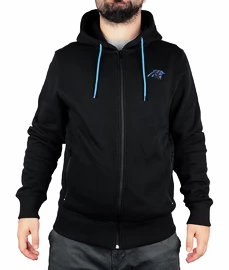 Felpa da uomo Fanatics Oversized Split Print Zip Thru Hoodie NFL Carolina Panthers