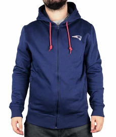 Felpa da uomo Fanatics Oversized Split Print Zip Thru Hoodie NFL New England Patriots