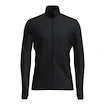 Felpa da uomo Icebreaker Merino 260 Quantum IV LS Zip Black