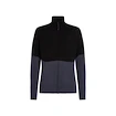 Felpa da uomo Icebreaker Merino 400 RealFleece Descender LS Z Black/Graphite/Cb