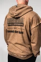 Felpa da uomo Nebbia  Washed-off Zip Up Hoodie GYM BRO Light Brown