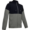 Felpa da uomo Under Armour  Athlete Recovery Woven Warm Up Top green