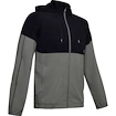 Felpa da uomo Under Armour  Athlete Recovery Woven Warm Up Top green S