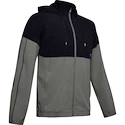 Felpa da uomo Under Armour  Athlete Recovery Woven Warm Up Top green S