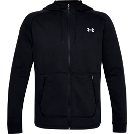 Felpa da uomo Under Armour Charged Cotton Fleece FZ Hoodie black