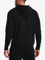 Felpa da uomo Under Armour  Essential Fleece FZ Hood-BLK