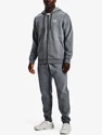 Felpa da uomo Under Armour  Essential Fleece FZ Hood-GRY