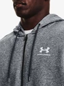 Felpa da uomo Under Armour  Essential Fleece FZ Hood-GRY