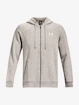 Felpa da uomo Under Armour  Essential Fleece FZ Hood-GRY