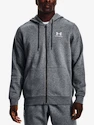 Felpa da uomo Under Armour  Essential Fleece FZ Hood-GRY