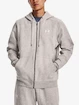 Felpa da uomo Under Armour  Essential Fleece FZ Hood-GRY