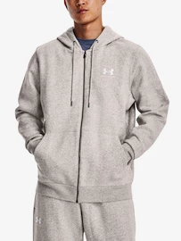 Felpa da uomo Under Armour Essential Fleece FZ Hood-GRY