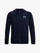 Felpa da uomo Under Armour  Essential Fleece FZ Hood-NVY