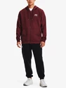 Felpa da uomo Under Armour  Essential Fleece FZ Hood-RED