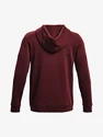 Felpa da uomo Under Armour  Essential Fleece FZ Hood-RED