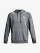 Felpa da uomo Under Armour  Essential Fleece Hoodie-GRY