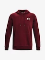 Felpa da uomo Under Armour  Essential Fleece Hoodie-RED