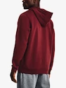 Felpa da uomo Under Armour  Essential Fleece Hoodie-RED