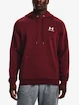 Felpa da uomo Under Armour  Essential Fleece Hoodie-RED