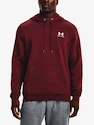 Felpa da uomo Under Armour  Essential Fleece Hoodie-RED